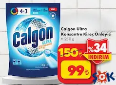 CALGON ULTRA KONSANTRE KİREÇ ÖNLEYİCİ 250 G